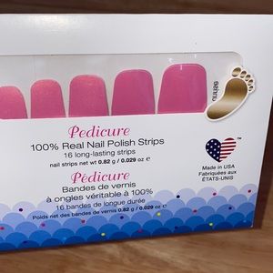 “Strawberry Sunrise” Color Street, Pedicure, 100% Nail Polish Strips